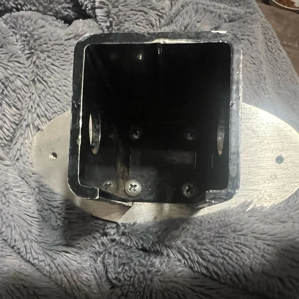 Harley-Davidson Oval Trailer Hitch Cover - Gold and Black - Picture 4 of 4